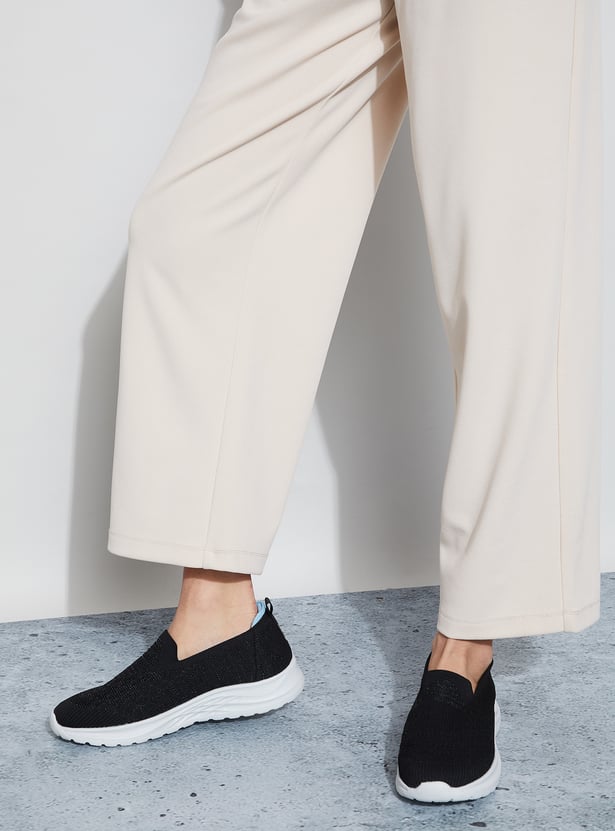 GINGER Knitted Slip-On Sneakers