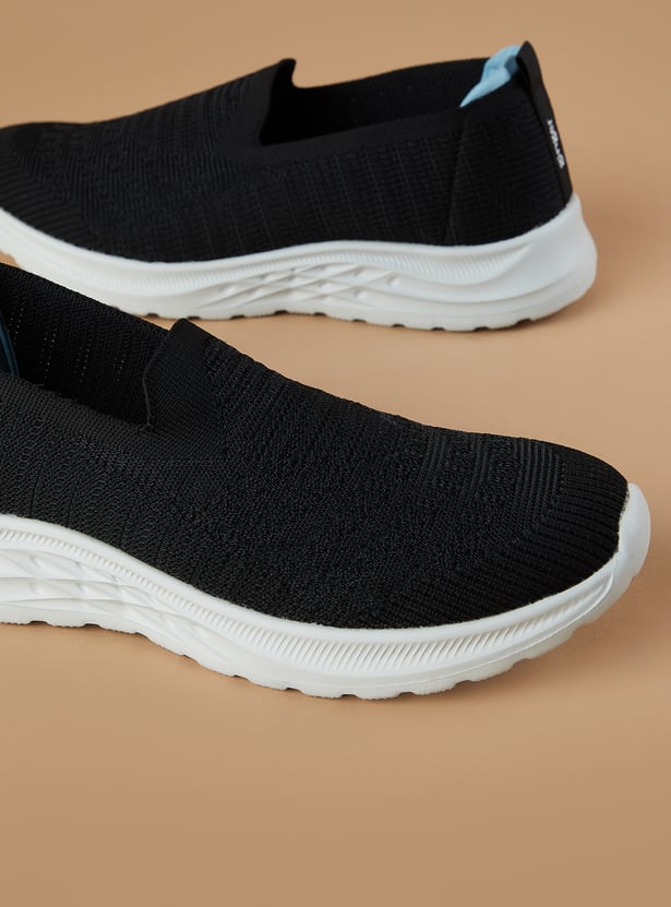 GINGER Knitted Slip-On Sneakers