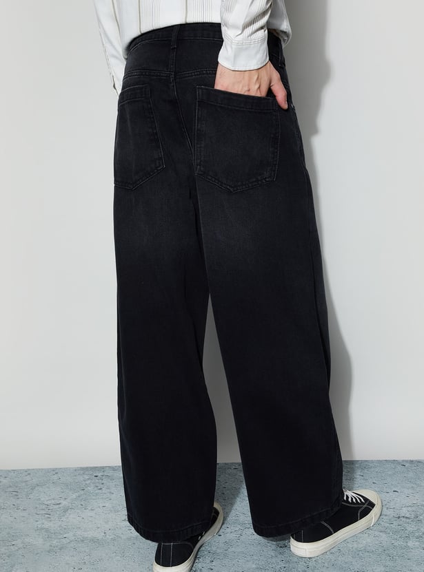 FORCA Washed Super Baggy Fit Jeans