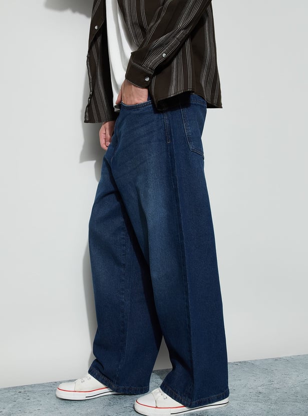 FORCA Darkwashed Super Baggy Fit Jeans