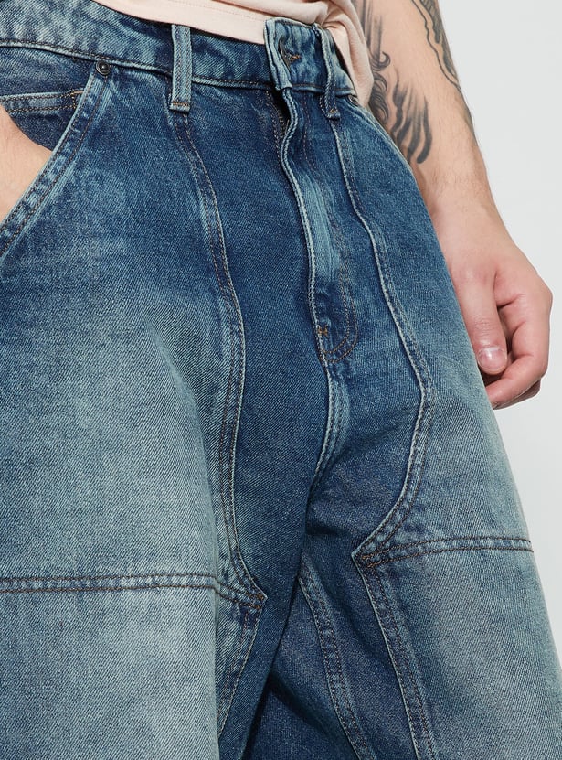 FORCA Distressed Baggy Fit Carpenter Jeans