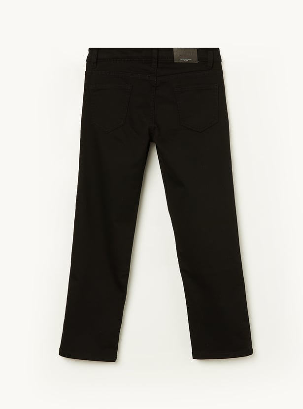 RUFF KIDS Boys Solid Straight Fit Jeans