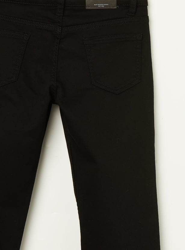 RUFF KIDS Boys Solid Straight Fit Jeans