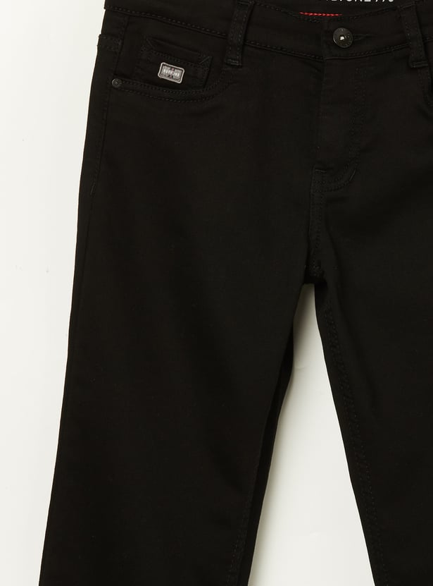 RUFF KIDS Boys Solid Straight Fit Jeans
