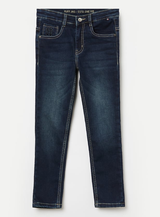 RUFF KIDS Boys Washed Regular Fit Jeans
