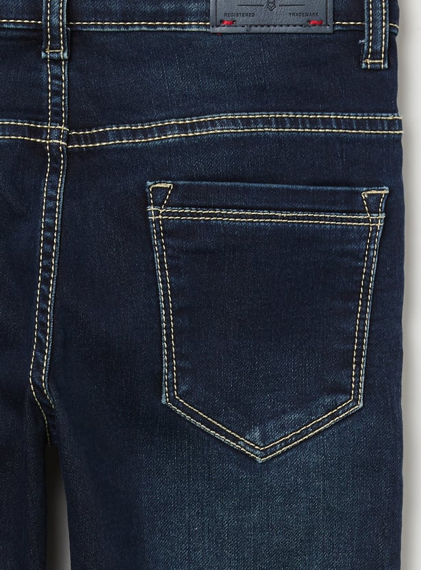 RUFF KIDS Boys Washed Regular Fit Jeans