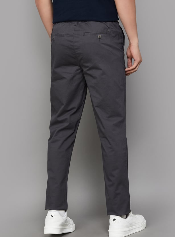 UNITED COLORS OF BENETTON Solid Regular Fit Trousers