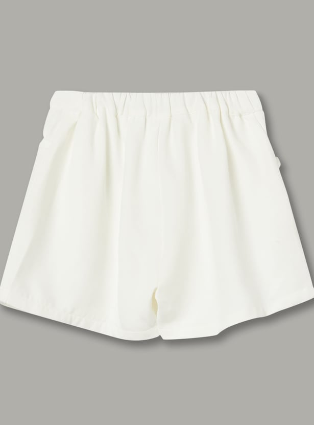 PEPPERMINT Girls Embroidered Top and Shorts