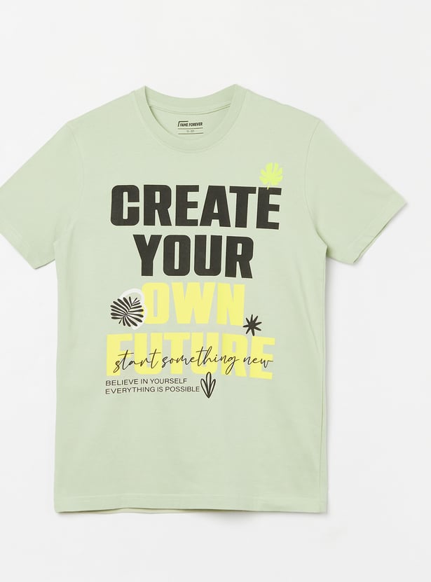 FAME FOREVER Boys Graphic Print T-shirt