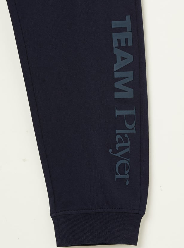FAME FOREVER Boys Typographic Print Joggers