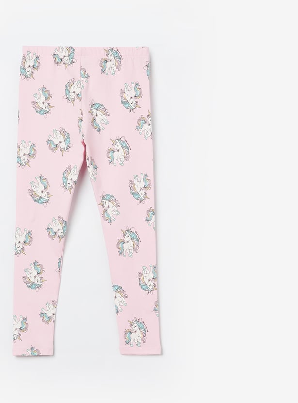 FAME FOREVER Girls Printed Leggings