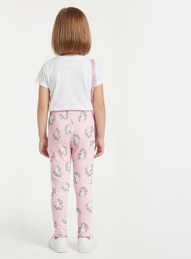 FAME FOREVER Girls Printed Leggings