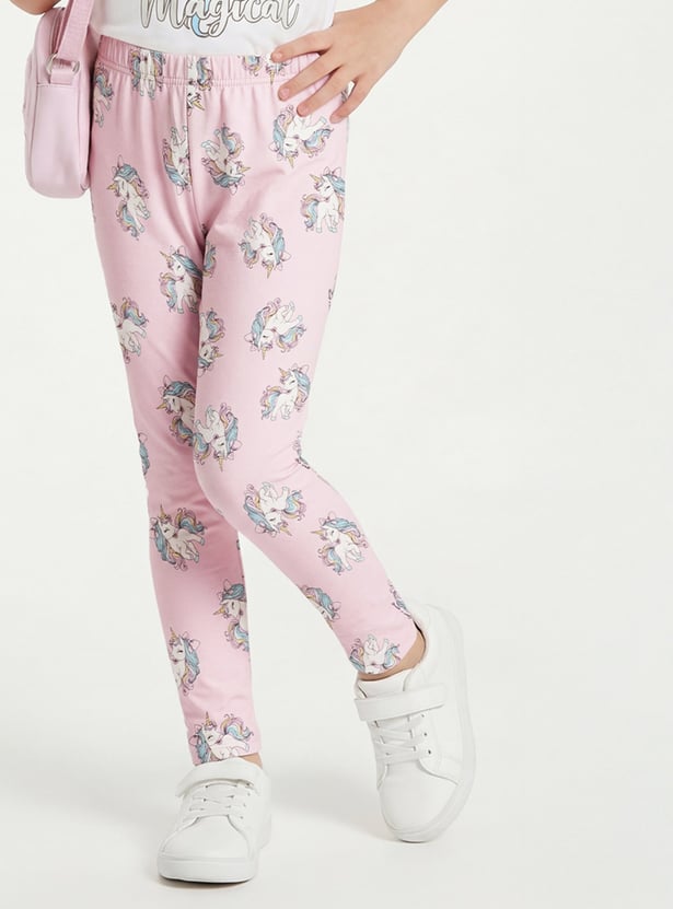 FAME FOREVER Girls Printed Leggings