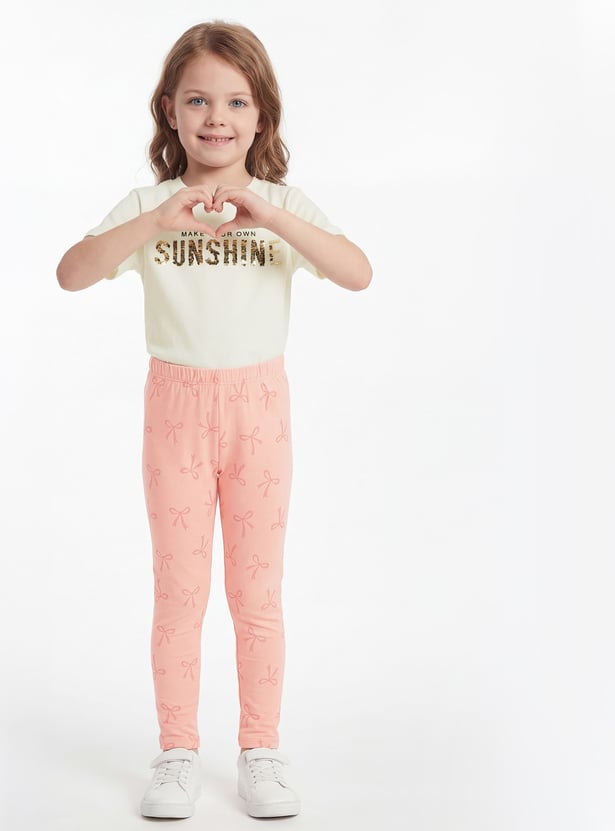 FAME FOREVER Girls Printed Leggings