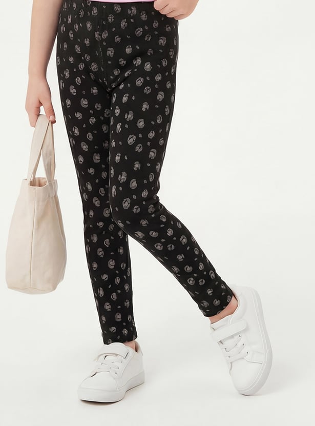 FAME FOREVER Girls Printed Leggings