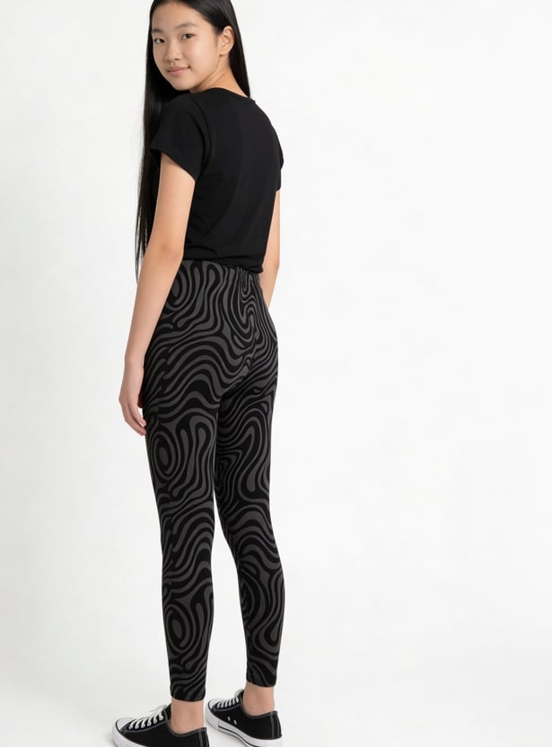 FAME FOREVER Girls Printed Leggings