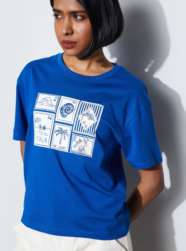 FAME FOREVER Graphic Print T-shirt