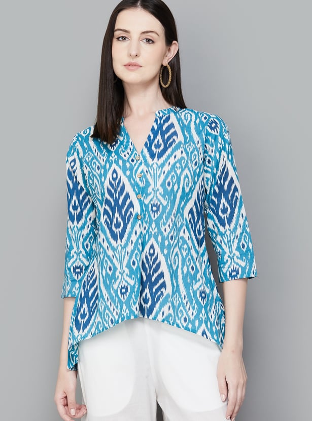 LIBAS Ethnic Motif Asymmetric Kurti