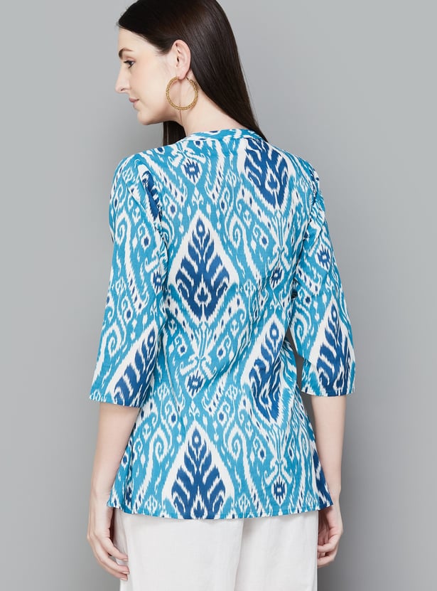 LIBAS Ethnic Motif Asymmetric Kurti