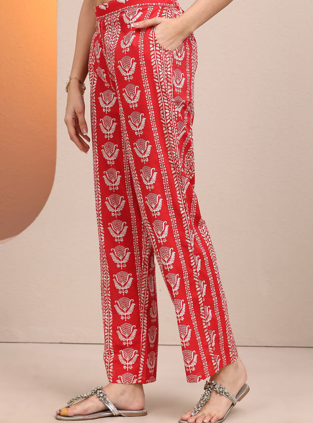 LIBAS Floral Print Kurta Set