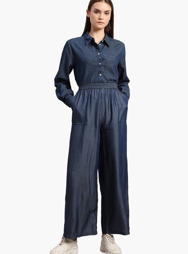 VERO MODA Solid Trousers