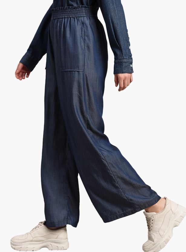 VERO MODA Solid Trousers