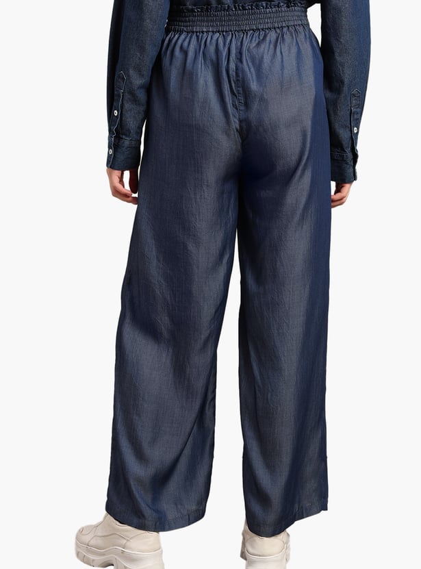 VERO MODA Solid Trousers