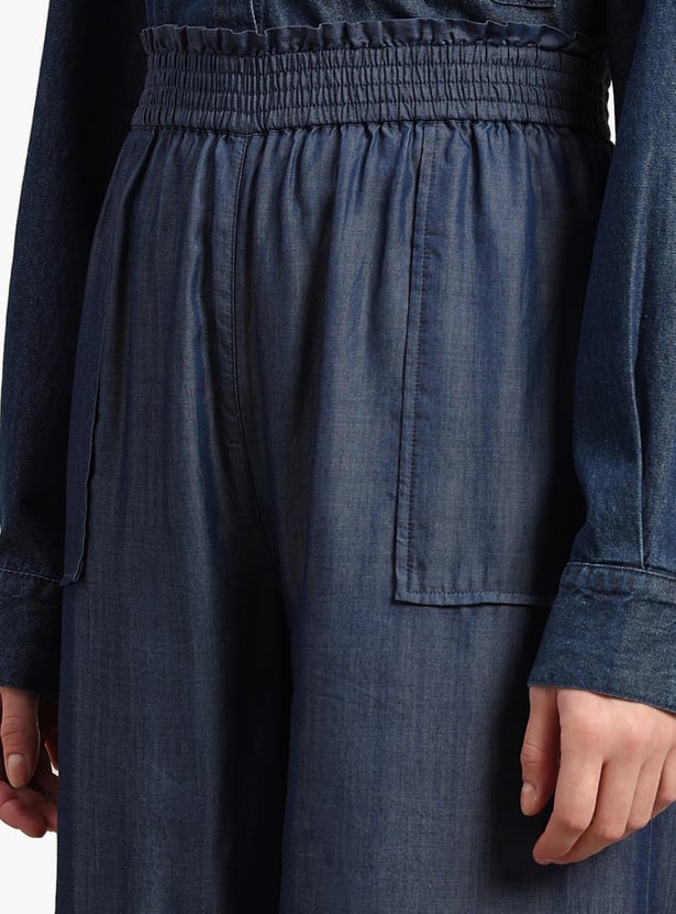 VERO MODA Solid Trousers