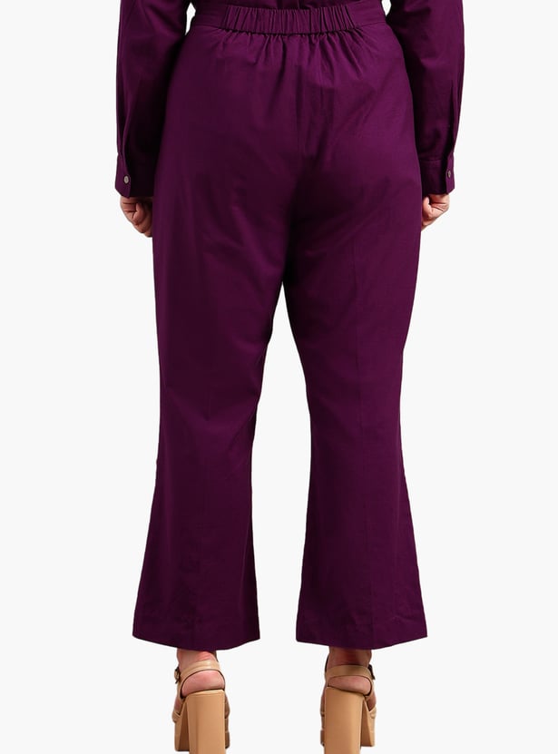 VERO MODA Solid Trousers