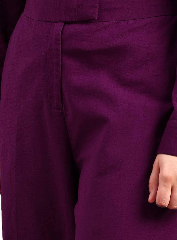 VERO MODA Solid Trousers