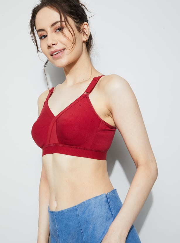 GINGER Non-Padded Non-Wired Seamed Everyday Bra