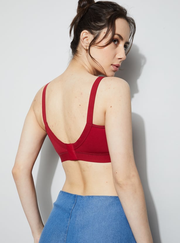 GINGER Non-Padded Non-Wired Seamed Everyday Bra