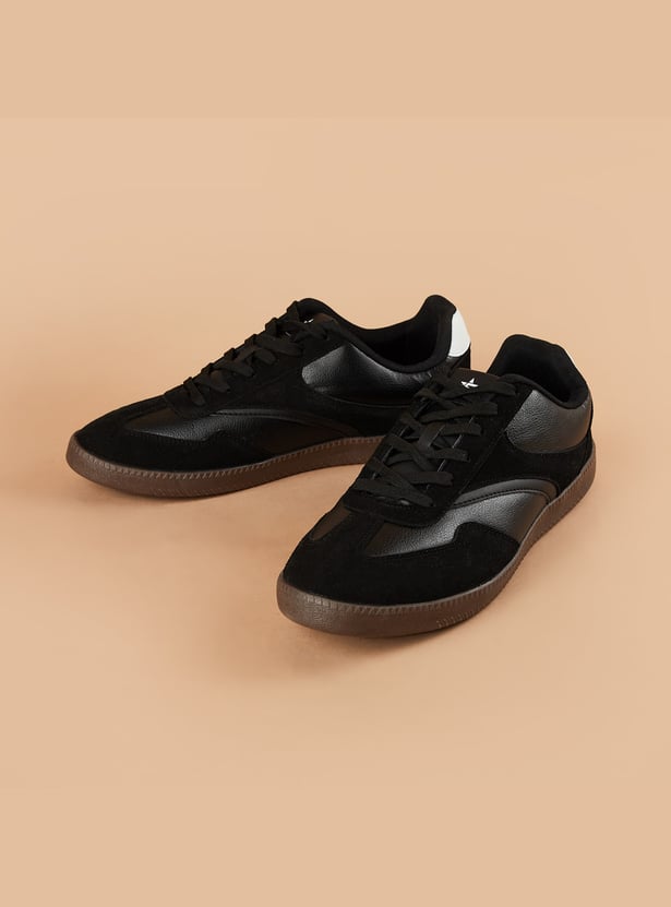 FORCA Solid Lace-Up Shoes