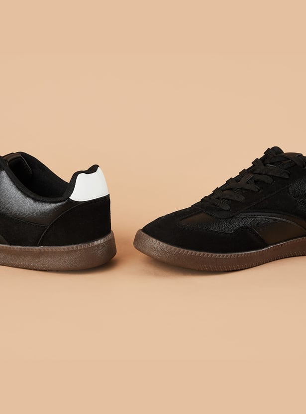 FORCA Solid Lace-Up Shoes