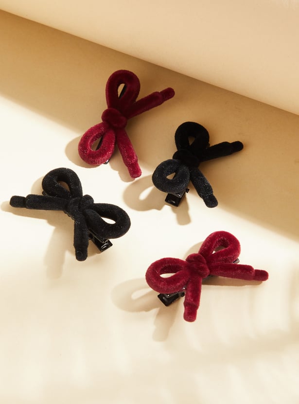 FAME FOREVER Bow Alligator Clips - Pack of 4