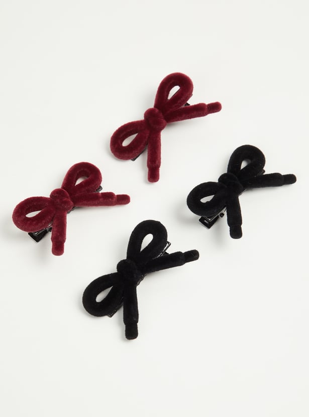 FAME FOREVER Bow Alligator Clips - Pack of 4