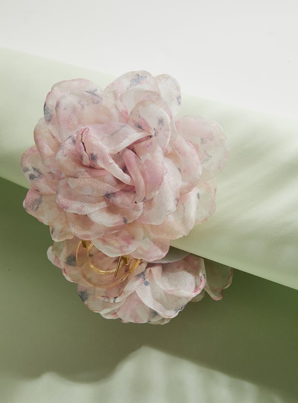FAME FOREVER Floral Claw Clip