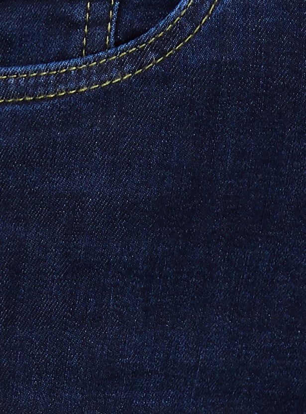 KRAUS Solid Wide Leg Jeans