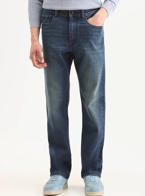 RARE RABBIT Whiskered Regular Tapered Jeans