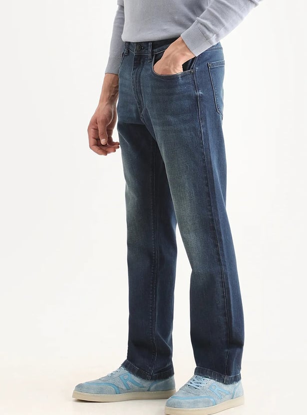 RARE RABBIT Whiskered Regular Tapered Jeans