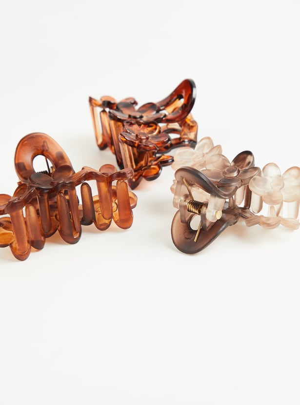 FAME FOREVER Assorted Claw Clips - Pack of 3