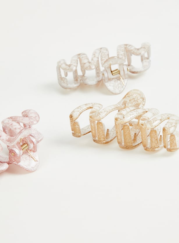 FAME FOREVER Assorted Claw Clip - Pack of 3