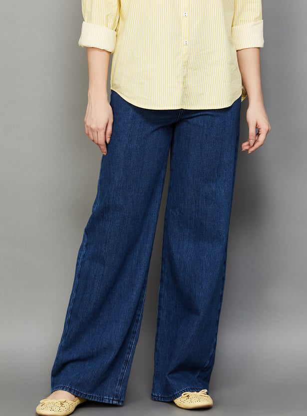 LEVI'S High Waist Wide-Leg Jeans