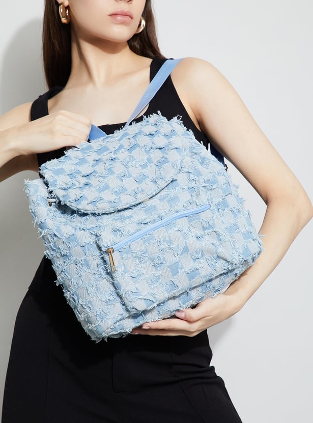 GINGER Textured Design Backpack