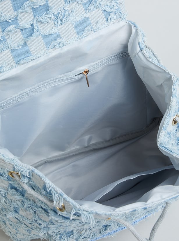 GINGER Textured Design Backpack