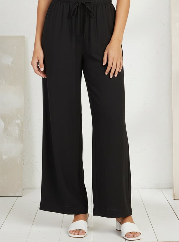 W Solid Straight Pants