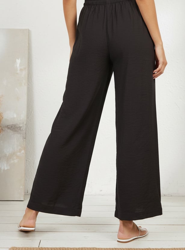 W Solid Straight Pants