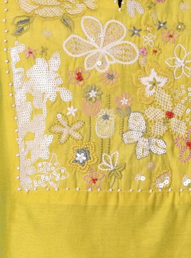 W Embroidered Kurta Set