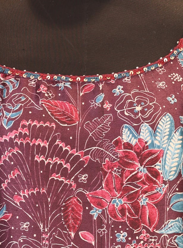 W Floral Print Kurta Set