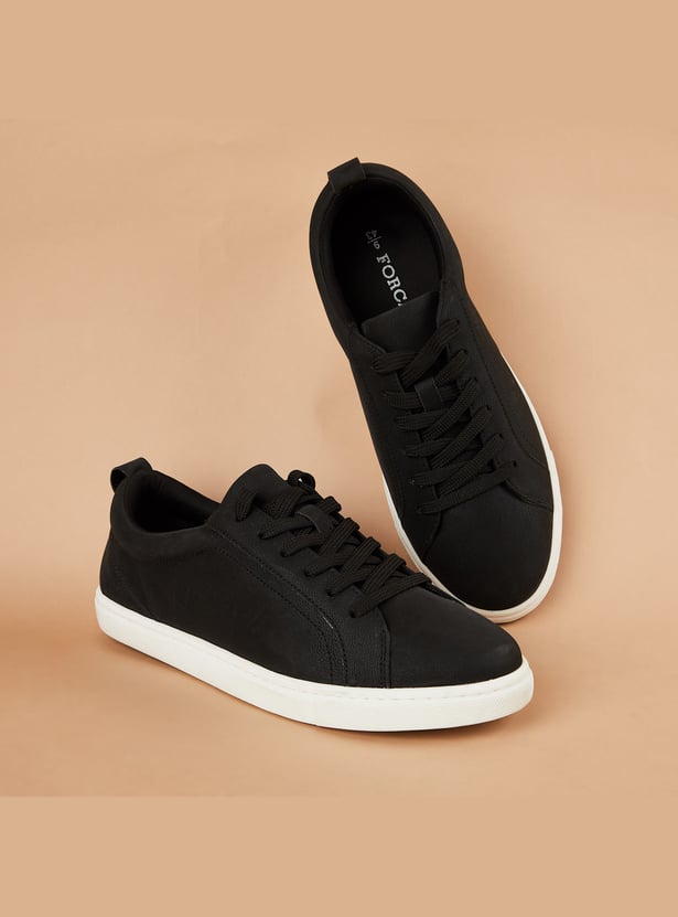 FORCA Solid Lace-Up Shoes